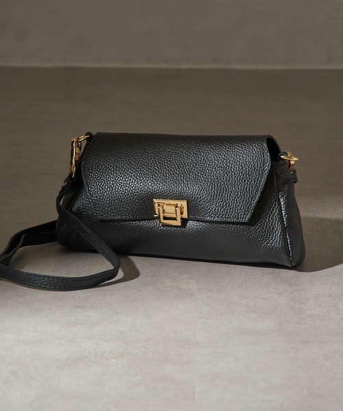 セール】【AULENTTI】2way チェーン付 金具ショルダーバッグ DI-3811