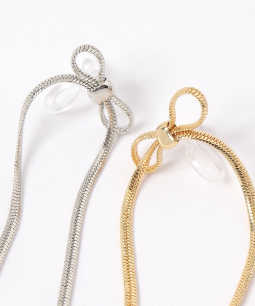 LAKOLE(ラコレ)の「ロングドループリボンノンホールピアス / 592891(イヤリング・レディース・その他1/その他2・FREE)」の3枚目の写真