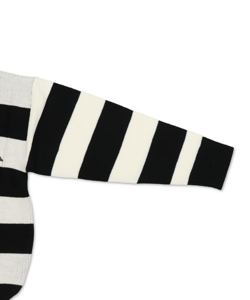 SPINNS(スピンズ)の「ふわっと可愛い☆スター×ボーダーゆるニット/ウィッシュコア(ニット/セーター・レディース・ホワイト×ブラック/ブラック×グレー/グレー系その他・ONESIZE)」の22枚目の写真