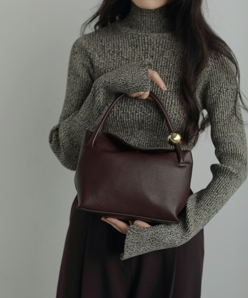 anuke（アンヌーク）の「Volume Ball Bag（ハンドバッグ・レディース・ブラック/ブラウン・FREE）」の15枚目の写真