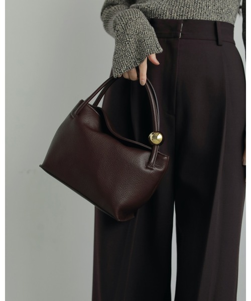 anuke（アンヌーク）の「Volume Ball Bag（ハンドバッグ・レディース・ブラック/ブラウン・FREE）」の8枚目の写真