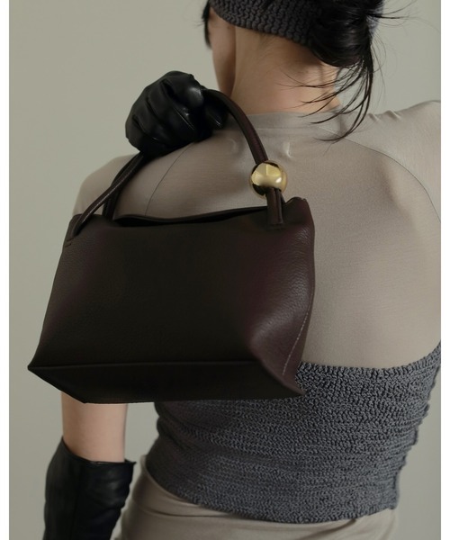 anuke（アンヌーク）の「Volume Ball Bag（ハンドバッグ・レディース・ブラック/ブラウン・FREE）」の16枚目の写真