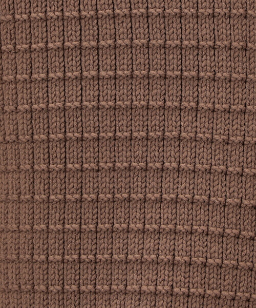 COMME CA ISM(コムサイズム)の「ワッフルカーディガン(カーディガン/ボレロ・メンズ・アイボリー/ブルー/ブラウン/レッド/チャコール・LARGE/MEDIUM)」の9枚目の写真