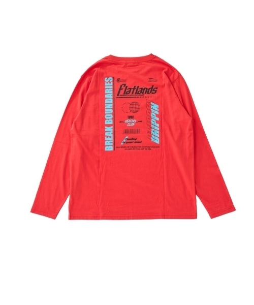 GLAZOS（グラソス）の「【プチプラ】バック２トーンロゴプリント長袖Tシャツ（ニット/セーター・キッズ・ブラウン/ブラック/ホワイト/ブルー/ネイビー/オレンジ・170cm/180cm/150cm/160cm）」の8枚目の写真