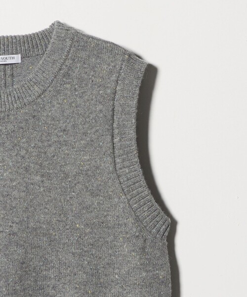 BEAUTY&YOUTH UNITED ARROWS（ビューティーアンドユースユナイテッドアローズ）の「ウールナイロンブレンド ネップベスト（ベスト・レディース・ライトグレー/ベージュ・FREE）」の10枚目の写真