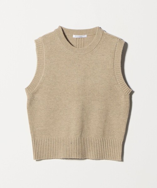 BEAUTY&YOUTH UNITED ARROWS（ビューティーアンドユースユナイテッドアローズ）の「ウールナイロンブレンド ネップベスト（ベスト・レディース・ライトグレー/ベージュ・FREE）」の8枚目の写真