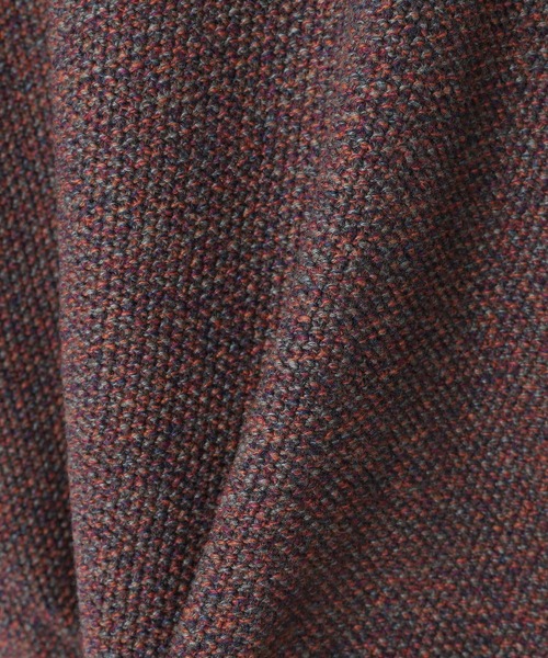 crepuscule（クレプスキュール）の「crepuscule Wool Kanoko P/O 2503-009（ニット/セーター・メンズ・グリーン/パープル・2/1）」の9枚目の写真