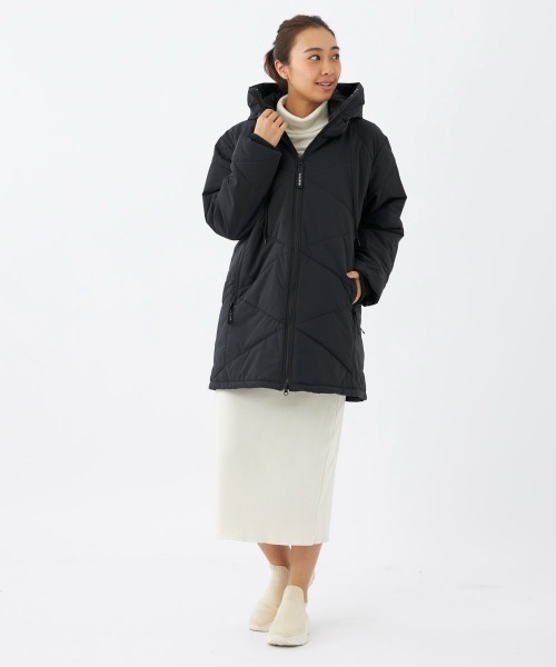 RUSTY(ラスティ)の「【RUSTY:ラスティー】レディースフェイクダウンジャケット エコダウン(ダウンジャケット/コート・レディース・ブラック・MEDIUM/LARGE)」の6枚目の写真