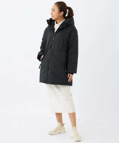RUSTY(ラスティ)の「【RUSTY:ラスティー】レディースフェイクダウンジャケット エコダウン(ダウンジャケット/コート・レディース・ブラック・MEDIUM/LARGE)」の7枚目の写真