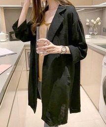 GOLDJAPAN（ゴールドジャパン）の「ミドル丈テーラードジャケット【大きいサイズ対応】（テーラードジャケット）」