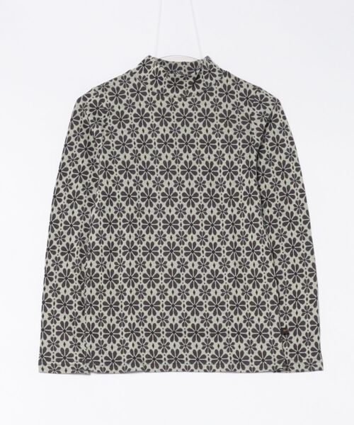 MARKEY'S（マーキーズ）の「総柄ジャガードカットソー/おとな（Tシャツ/カットソー・レディース・ブルー系その他/ライトグリーン/レッド系その他/ライトブルー/イエロー系その他/ブラック系その他・160cm）」の2枚目の写真