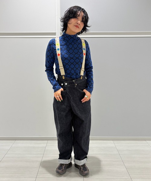 MARKEY'S（マーキーズ）の「総柄ジャガードカットソー/おとな（Tシャツ/カットソー・レディース・ブルー系その他/ライトグリーン/レッド系その他/ライトブルー/イエロー系その他/ブラック系その他・160cm）」の11枚目の写真