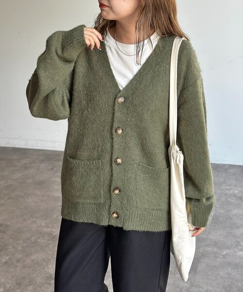 セール】モヘア混シャギーカーディガン（カーディガン/ボレロ）｜CPCM