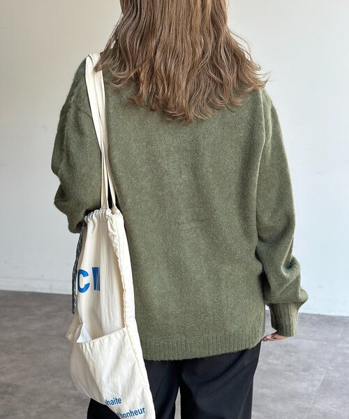 CPCM（シーピーシーエム）の「モヘア混シャギーカーディガン（カーディガン/ボレロ・メンズ・グリーン/オレンジ/ネイビー/チャコールグレー・MEDIUM/LARGE）」の15枚目の写真