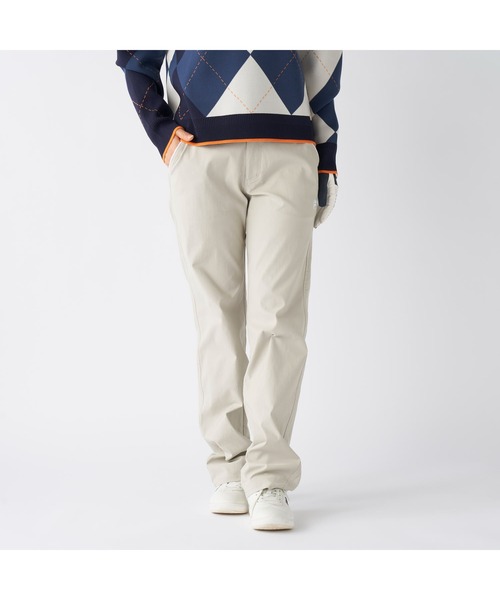 FILA GOLF（フィラゴルフ ）の「FILA GOLF フィラゴルフ ゴルフウェア  ワンポイント ロゴ 吸水速乾 UVカット ストレッチ ストレート ロングパンツ（その他パンツ・レディース・ブラック/ネイビー/ベージュ/ライトグレー・LL/L/M）」の3枚目の写真