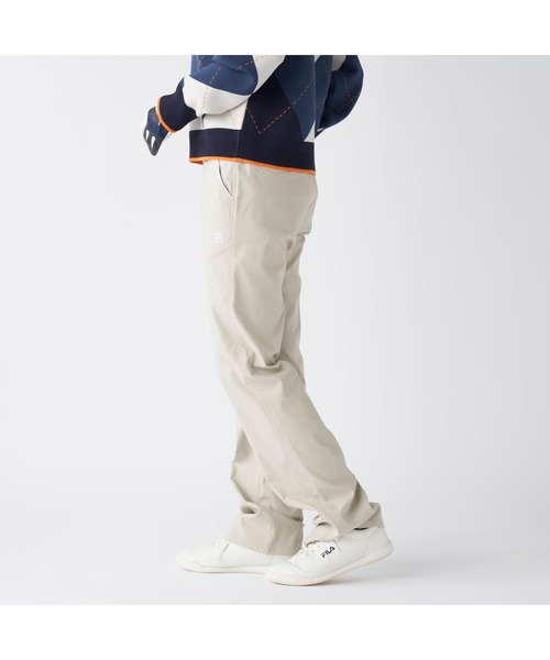 FILA GOLF（フィラゴルフ ）の「FILA GOLF フィラゴルフ ゴルフウェア  ワンポイント ロゴ 吸水速乾 UVカット ストレッチ ストレート ロングパンツ（その他パンツ・レディース・ブラック/ネイビー/ベージュ/ライトグレー・LL/L/M）」の7枚目の写真