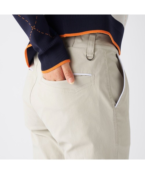FILA GOLF（フィラゴルフ ）の「FILA GOLF フィラゴルフ ゴルフウェア  ワンポイント ロゴ 吸水速乾 UVカット ストレッチ ストレート ロングパンツ（その他パンツ・レディース・ブラック/ネイビー/ベージュ/ライトグレー・LL/L/M）」の13枚目の写真