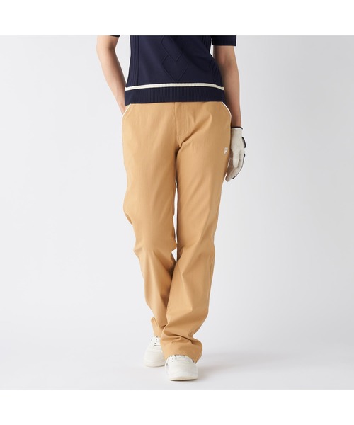 FILA GOLF（フィラゴルフ ）の「FILA GOLF フィラゴルフ ゴルフウェア  ワンポイント ロゴ 吸水速乾 UVカット ストレッチ ストレート ロングパンツ（その他パンツ・レディース・ブラック/ネイビー/ベージュ/ライトグレー・LL/L/M）」の19枚目の写真