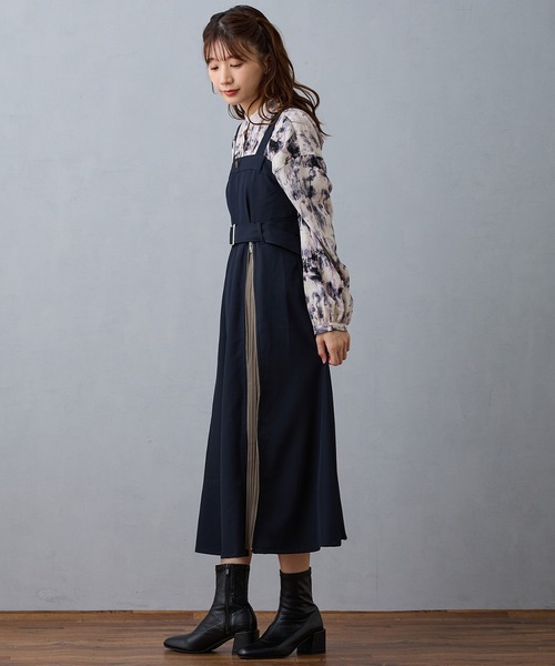 NICOLE CLUB（ニコル　クラブ）の「プリーツ柄ブラウス（シャツ/ブラウス・レディース・ブラウン/グリーン/グレー・MEDIUM）」の13枚目の写真