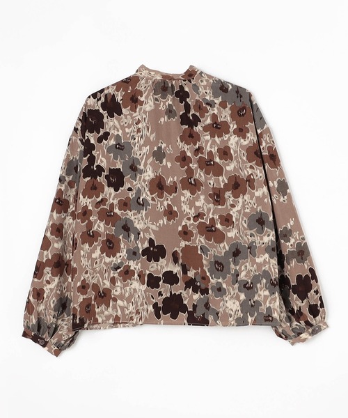 NICOLE CLUB（ニコル　クラブ）の「プリーツ柄ブラウス（シャツ/ブラウス・レディース・ブラウン/グリーン/グレー・MEDIUM）」の20枚目の写真