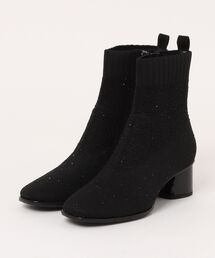 ホットフィックスストレッチニットショートブーツ