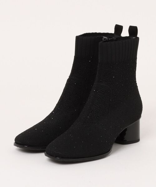 ホットフィックスストレッチニットショートブーツ