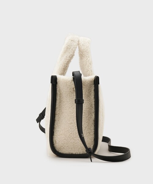 GALLEST（ギャレスト）の「【LACOSTE】ヘリテージシーズナル フェイクファーミニトートバッグ（トートバッグ・レディース・アイボリー・00）」の4枚目の写真