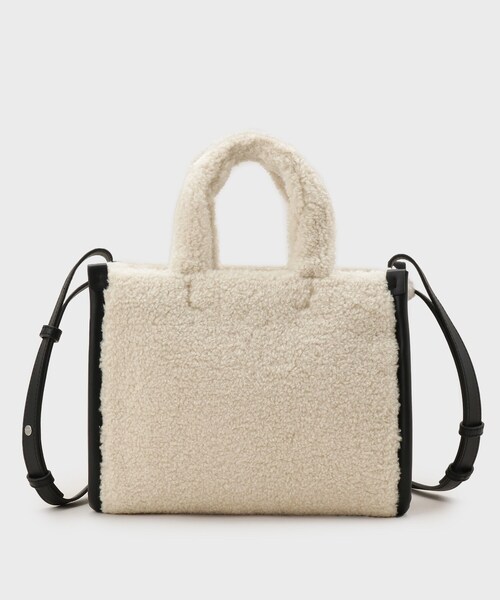 GALLEST（ギャレスト）の「【LACOSTE】ヘリテージシーズナル フェイクファーミニトートバッグ（トートバッグ・レディース・アイボリー・00）」の5枚目の写真