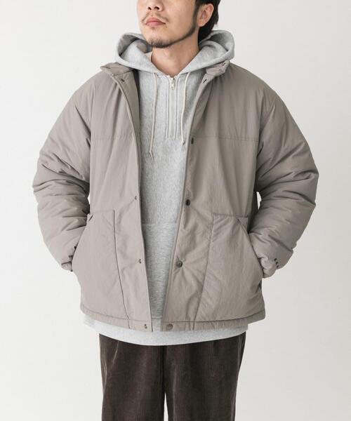 EKAL（エカル）の「『UR TECH』ナイロンタッサージャケット（ダウンジャケット/コート・メンズ・ブラック系その他/グレー/ベージュ系その他・MEDIUM/LARGE）」の4枚目の写真