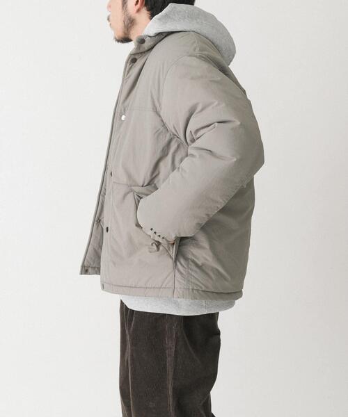 EKAL（エカル）の「『UR TECH』ナイロンタッサージャケット（ダウンジャケット/コート・メンズ・ブラック系その他/グレー/ベージュ系その他・MEDIUM/LARGE）」の5枚目の写真