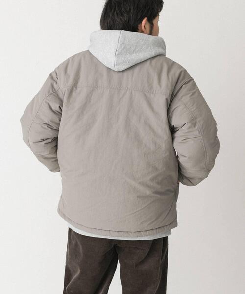 EKAL（エカル）の「『UR TECH』ナイロンタッサージャケット（ダウンジャケット/コート・メンズ・ブラック系その他/グレー/ベージュ系その他・MEDIUM/LARGE）」の7枚目の写真