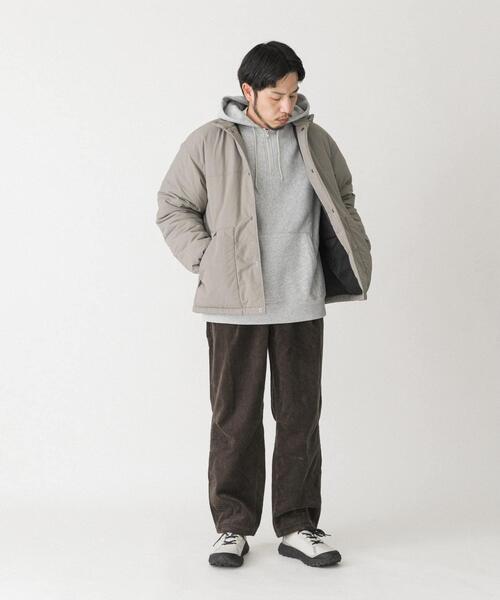 EKAL（エカル）の「『UR TECH』ナイロンタッサージャケット（ダウンジャケット/コート・メンズ・ブラック系その他/グレー/ベージュ系その他・MEDIUM/LARGE）」の9枚目の写真