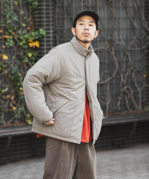 EKAL（エカル）の「『UR TECH』ナイロンタッサージャケット（ダウンジャケット/コート・メンズ・ブラック系その他/グレー/ベージュ系その他・MEDIUM/LARGE）」の13枚目の写真