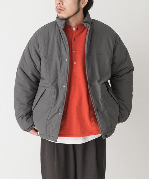 EKAL（エカル）の「『UR TECH』ナイロンタッサージャケット（ダウンジャケット/コート・メンズ・ブラック系その他/グレー/ベージュ系その他・MEDIUM/LARGE）」の20枚目の写真