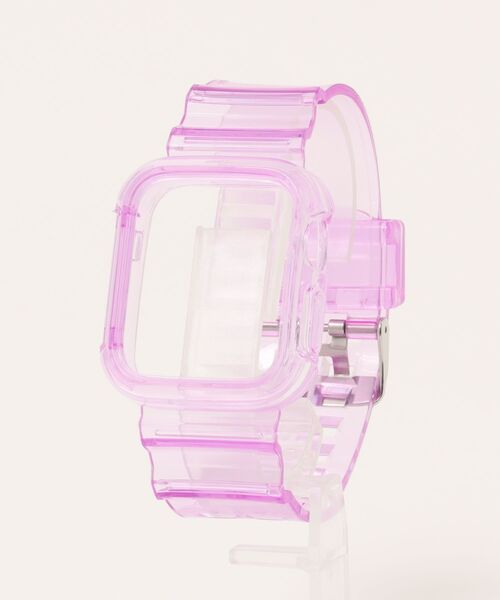 Fun & Daily（ファンアンドデイリー）の「Multi Color Apple Watch Band / アップルウオッチバンド（デジタル腕時計・レディース・ブルー/クリア/ブラック系その他/ブラック/パープル/イエロー/オレンジ/ホワイト/ピンク・A/B）」の22枚目の写真