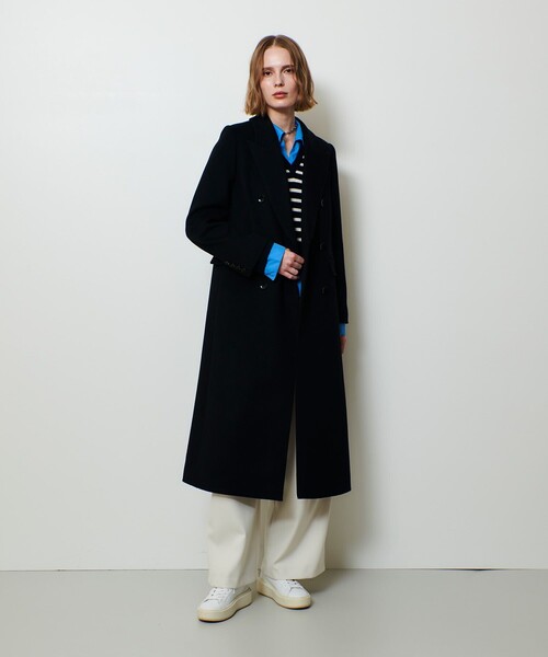 セール】カシミヤ混ロングチェスターコート（チェスターコート