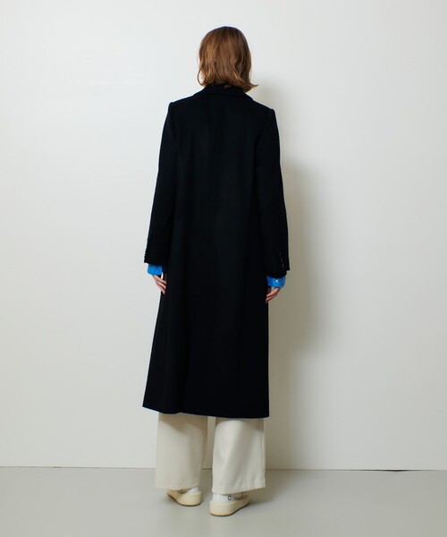 カシミヤ混ロングチェスターコート（チェスターコート）｜allureville