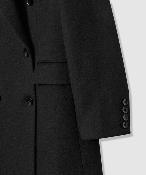 allureville（アルアバイル）の「カシミヤ混ロングチェスターコート（チェスターコート・レディース・ブラック・1/2）」の20枚目の写真