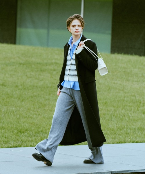 セール】カシミヤ混ロングチェスターコート（チェスターコート