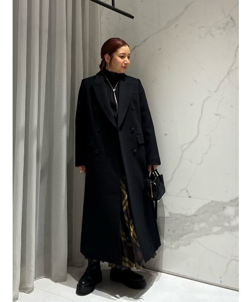 セール】カシミヤ混ロングチェスターコート（チェスターコート