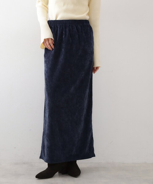 THE SHOP TK （ザ ショップ ティーケー ）の「ベロアセットアップ（セットアップ・レディース・ネイビー/ダークブラウン/ブラウン系その他・12/13）」の18枚目の写真