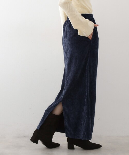 THE SHOP TK （ザ ショップ ティーケー ）の「ベロアセットアップ（セットアップ・レディース・ネイビー/ダークブラウン/ブラウン系その他・12/13）」の19枚目の写真