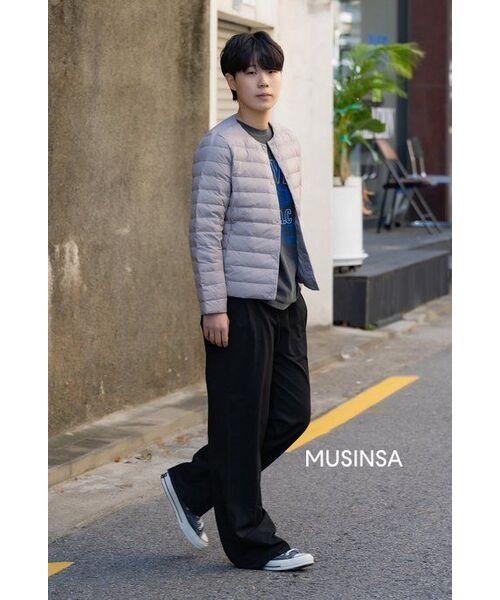 MUSINSA STANDARD WOMAN(ムシンサスタンダードウーマン)の「レディーストランスフォームラウンドネックライトダウンジャケット【ライトベージュ】(その他アウター・レディース・その他・SMALL/MEDIUM/LARGE/X-SMALL)」の14枚目の写真