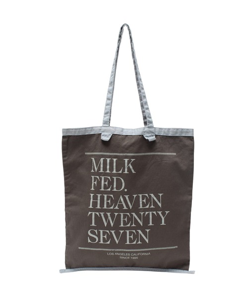 MILKFED.（ミルクフェド）の「PIPING LOGO TOTE BAG（トートバッグ・レディース・ホワイト/ネイビー/チャコール・ONE SIZE）」の18枚目の写真
