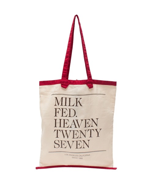 MILKFED.（ミルクフェド）の「PIPING LOGO TOTE BAG（トートバッグ・レディース・ホワイト/ネイビー/チャコール・ONE SIZE）」の20枚目の写真
