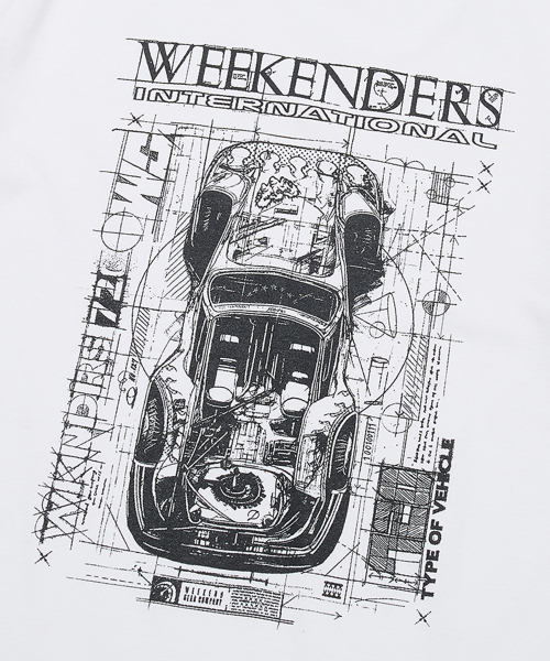 WKNDRS(ウィーキャンドース)の「BLUEPRINT T-SHIRT (WHITE)(Tシャツ/カットソー・レディース・その他・SMALL/MEDIUM/LARGE/X-LARGE)」の6枚目の写真