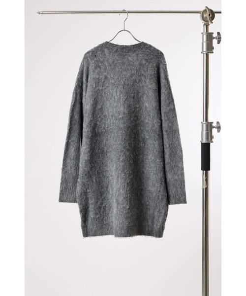 YENN(イエン)の「【 YENN / イエン 】ALPACA MIX TUNIC PULLOVER / アルパカミックスチュニックプルオーバー(ニット/セーター・レディース・チャコールグレー/ピンク/アイボリー・FREE)」の16枚目の写真