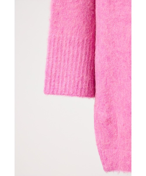 YENN(イエン)の「【 YENN / イエン 】ALPACA MIX TUNIC PULLOVER / アルパカミックスチュニックプルオーバー(ニット/セーター・レディース・チャコールグレー/ピンク/アイボリー・FREE)」の22枚目の写真