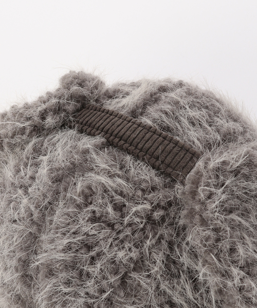セール】【AWESOME NEEDS / オーサムニーズ】 FUR TRAPPER CAP_FLUFFY