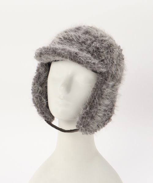 セール】【AWESOME NEEDS / オーサムニーズ】 FUR TRAPPER CAP_FLUFFY